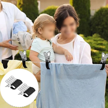 Heavy Duty Beach Chair Clips - Anti-Scratch Edge Design