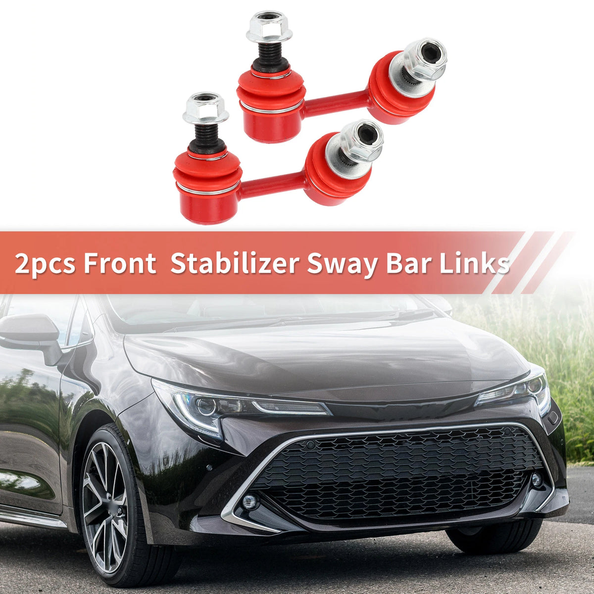 2X Front Sway Bar Links Stabilizer Kit for Toyota Tacoma (2001–2004)