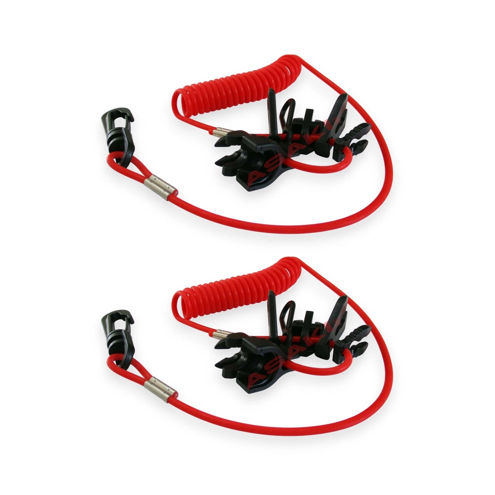 2X Kill Stop Switch Safety Tether Lanyard for Universal Outboard (256-05193-00)