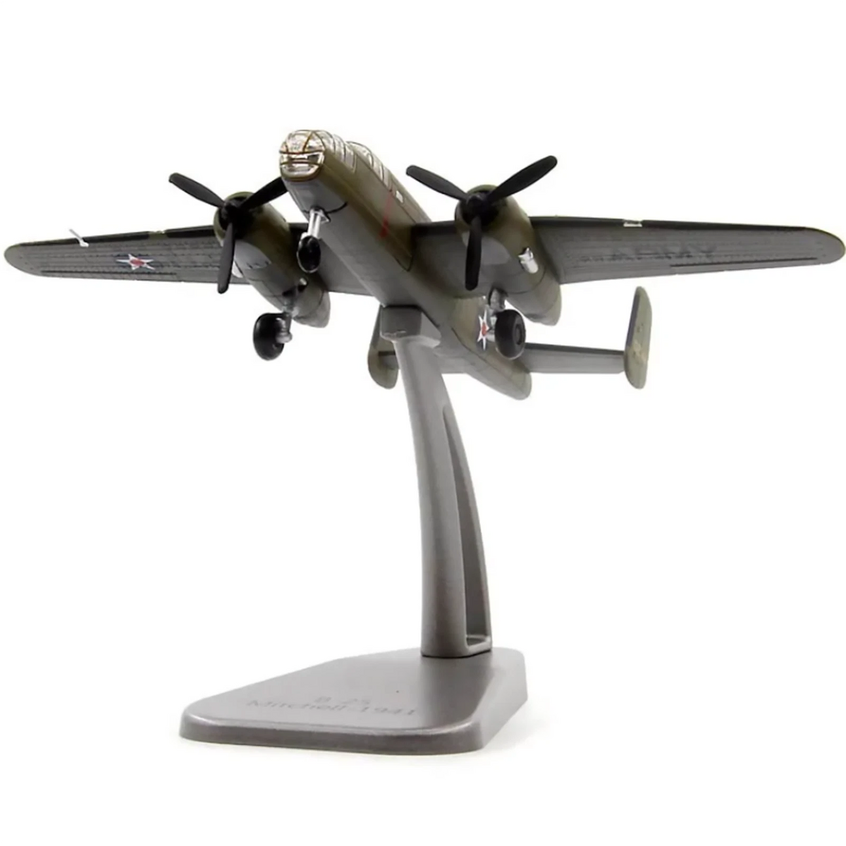 1/144 Scale B-25 Bomber Mitchell Model Aircraft Display