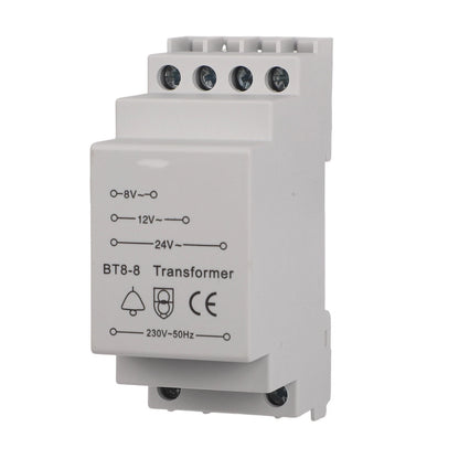 Doorbell Transformer 8V/12V/24V for Ring and Bell Systems