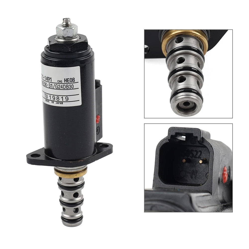 Solenoid Valve 121-1491 for Caterpillar Excavator E320B E320C E320D 315C 325C