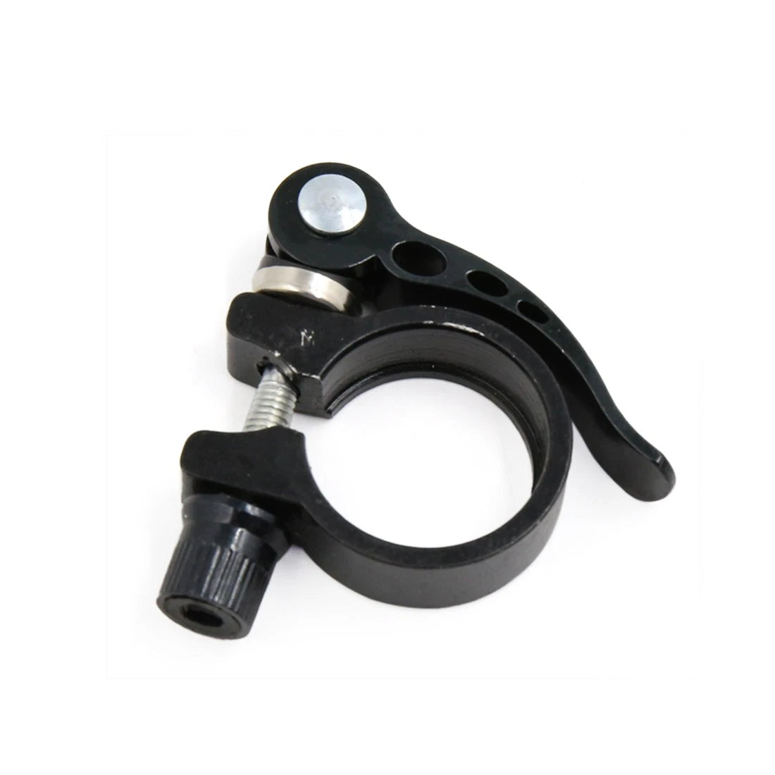 31.8mm Aluminum Alloy Quick Release Seatpost Clamp for Bicycle Saddle (Black)