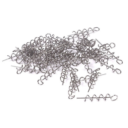Centering Spring Lock Pin for Soft Lure Bait Worm Crank Fishing
