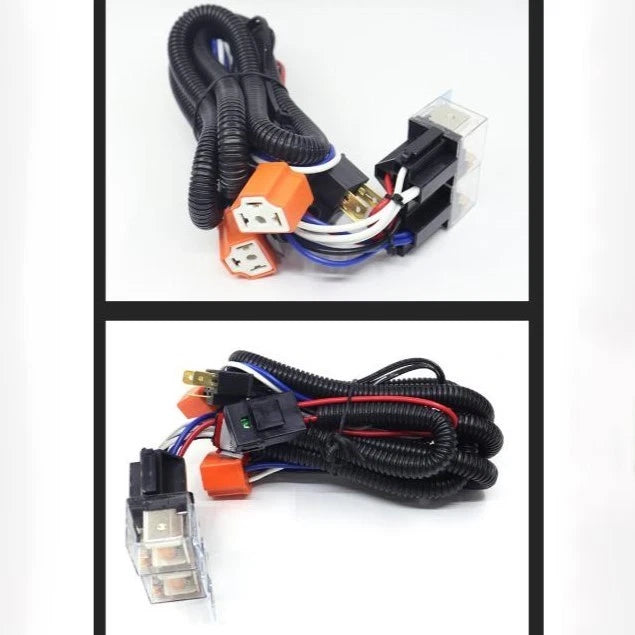 Wiring Harness for Car Headlight Brightness Enhancer (12V 24V)
