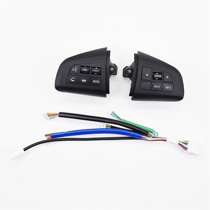 Set of 2 Steering Wheel Switch Buttons for Mazda 3 5 CX-7 CX-9 (2004–2019)