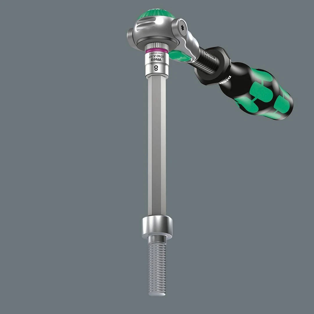Set of 5 Wera 1/4" Drive Long Hex-Plus Bits for Zyklop