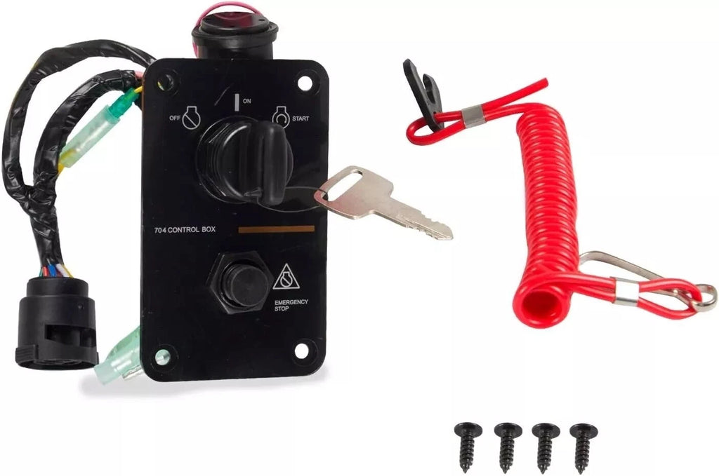 Key Switch Control Panel for Yamaha Yacht Outboard (Single Engine) 704-82570-12-00