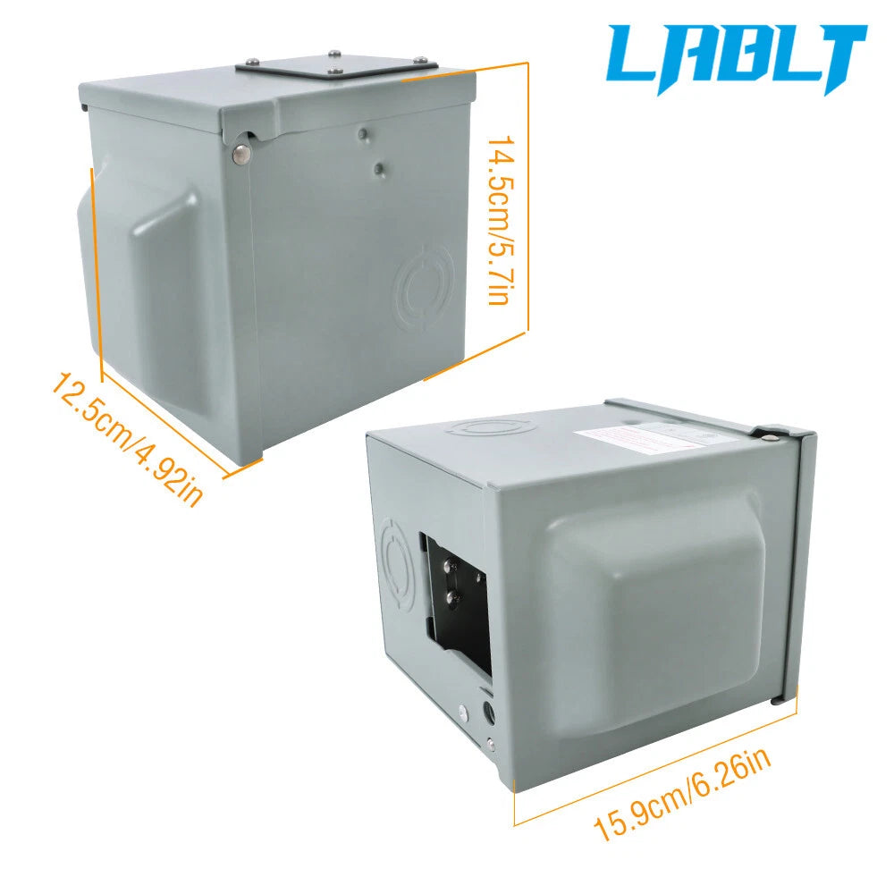 Outdoor Electrical Outlet Box for LABLT (20Amp, Waterproof, 3R Cover)