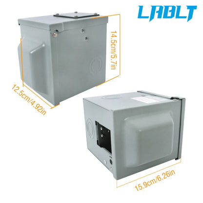 Outdoor Electrical Outlet Box for LABLT (20Amp, Waterproof, 3R Cover)