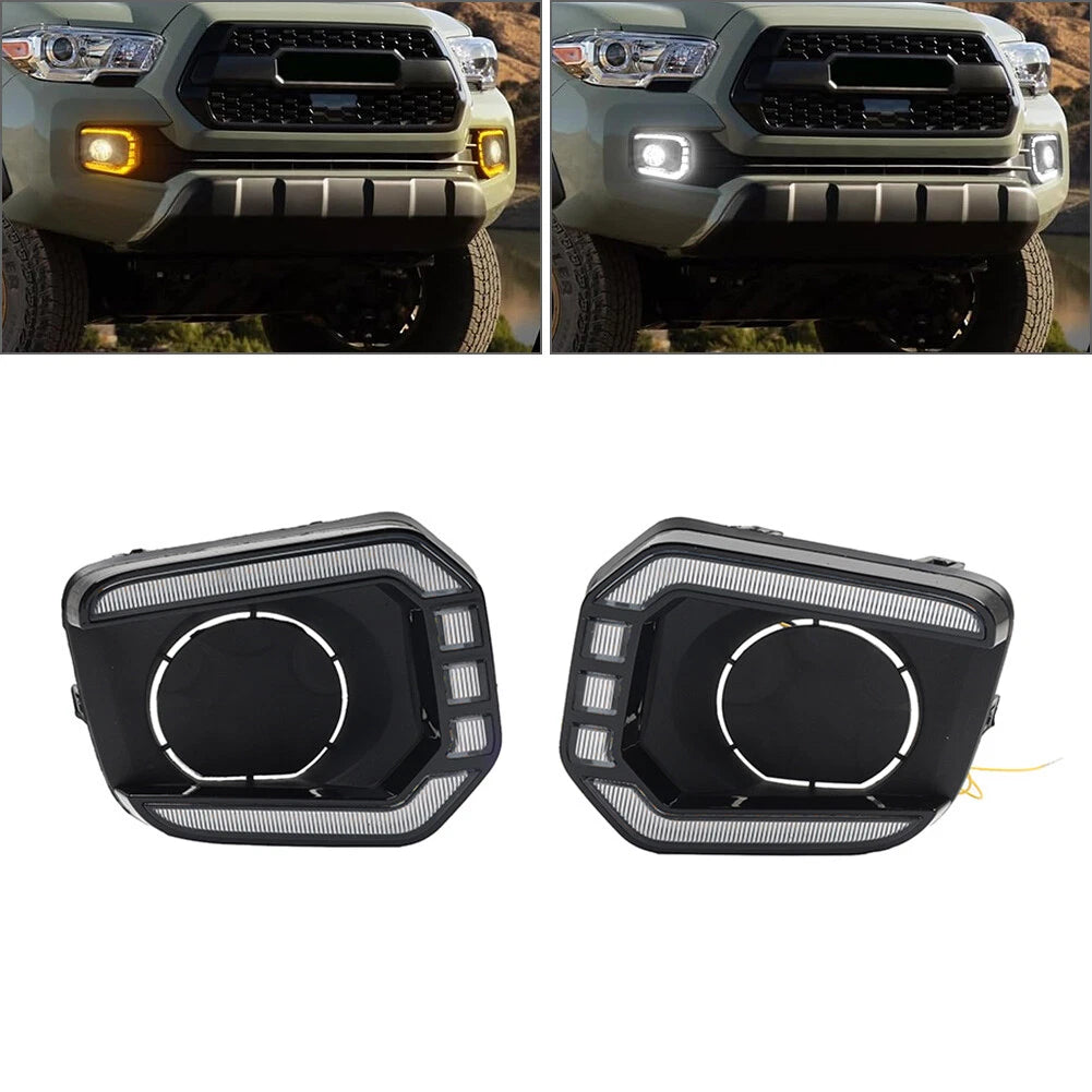 Dual Daytime Running Lights Bezel for Toyota Tacoma (2016–2023)