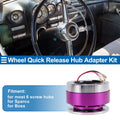 Steering Wheel Quick Release Hub Adapter 12 Hole for Universal Vehicles