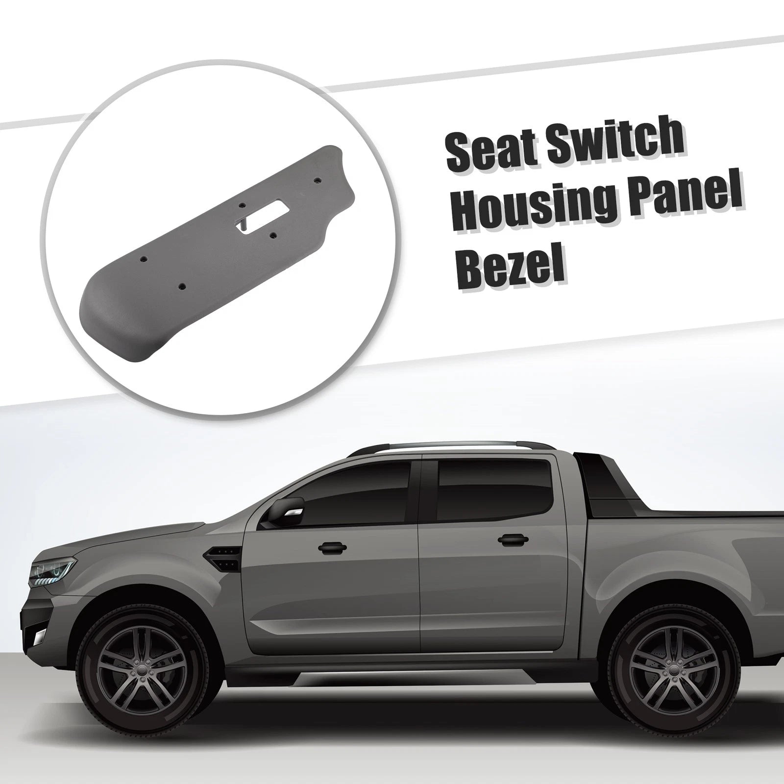 Front Left Seat Switch Housing Trim Bezel Panel for Chevrolet Suburban (2007–2014)