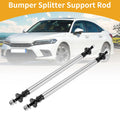 2X Adjustable Front Bumper Lip Splitter Strut for Universal Fit (150mm)