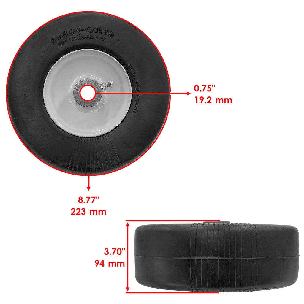 Rotary Mower Wheel Replacement for King Kutter RFM 60 RFM 72 (RSFM 72)