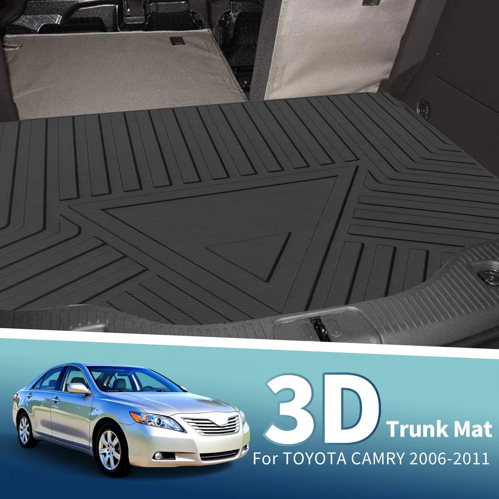 Cargo Liner Rear Trunk Mat for Toyota Camry (2006–2011) TPE 1 Pc