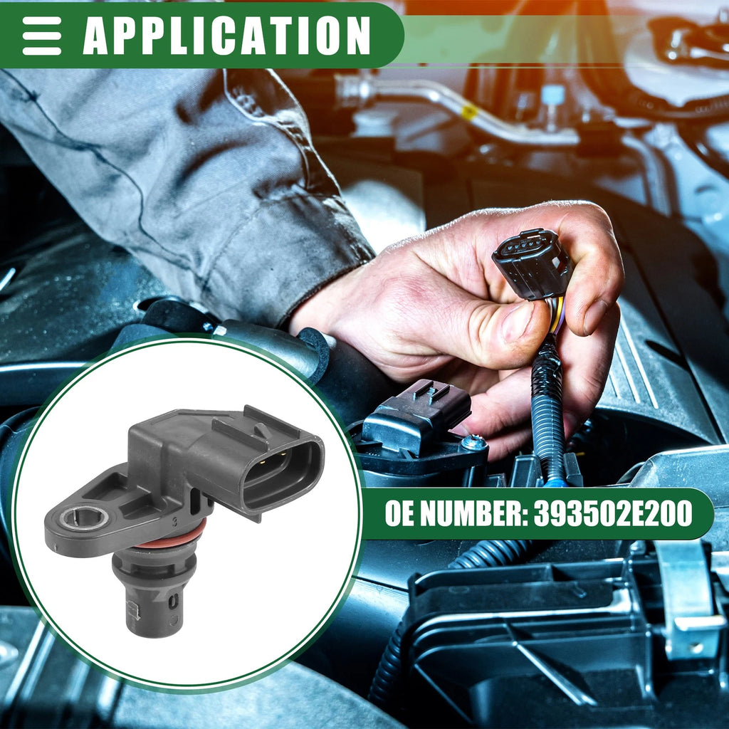 2pcs Engine Camshaft Position Sensor Replacement for Hyundai Kona (2018–2021)