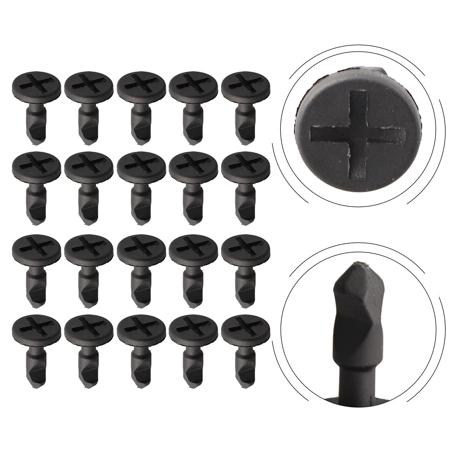 20pcs Engine Compartment Panel Clips for Porsche Cayenne