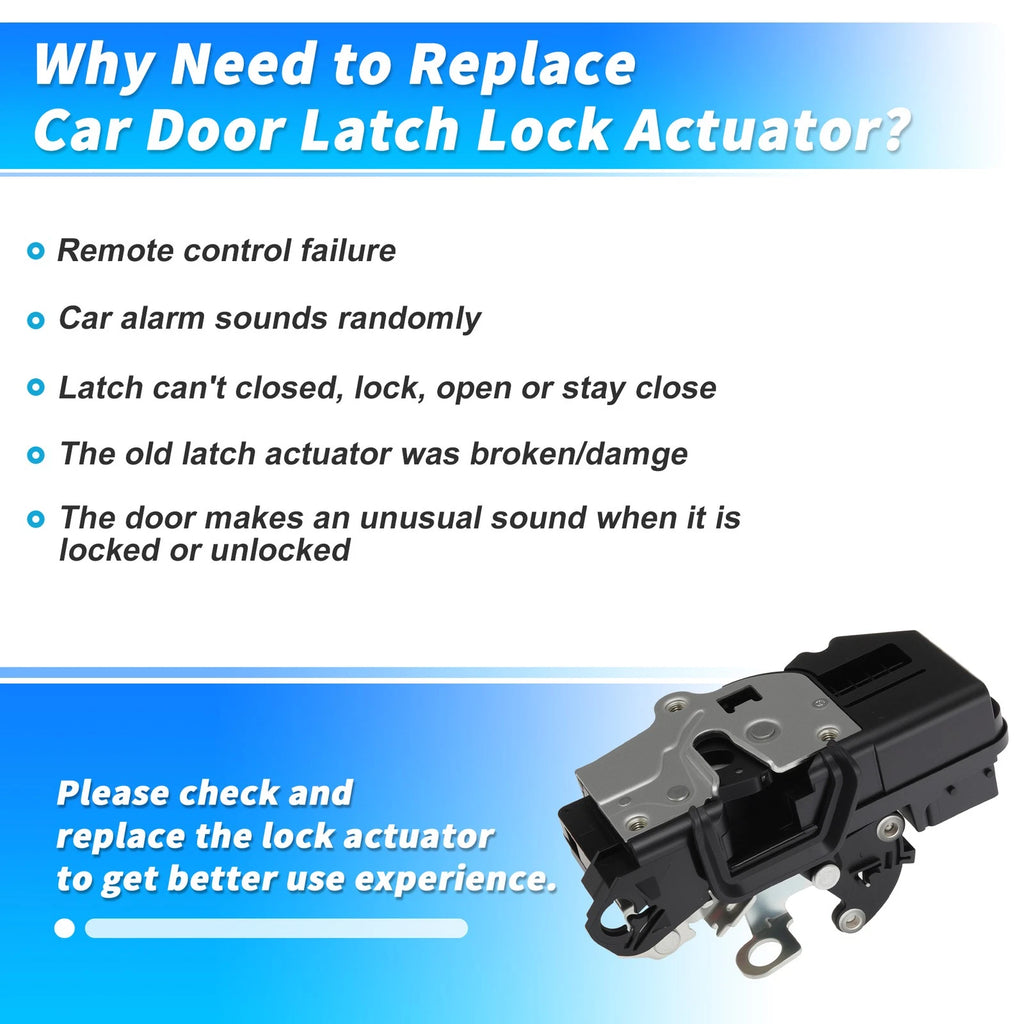Front Left Power Door Lock Actuator 22785469 for Cadillac Escalade ESV (2010–2012)