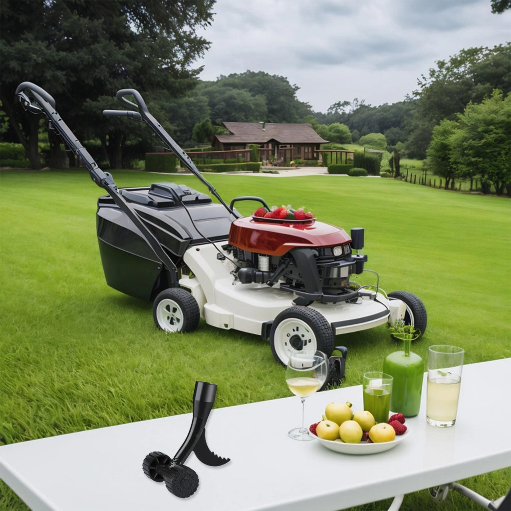 Compact Weeding Tool with Wheels for Garden Care