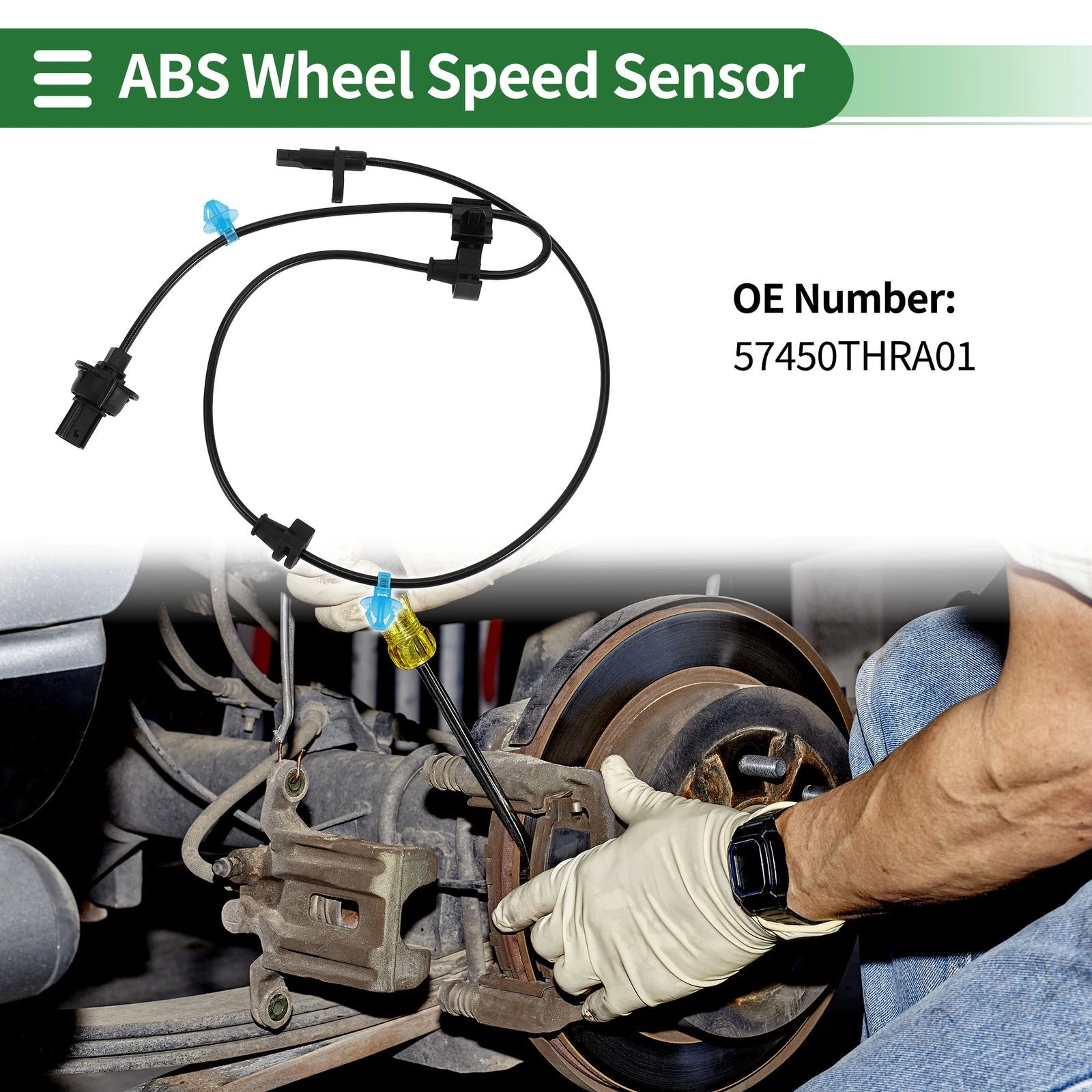ABS Wheel Speed Sensor Left for Honda Odyssey (2018–2024) Replacement