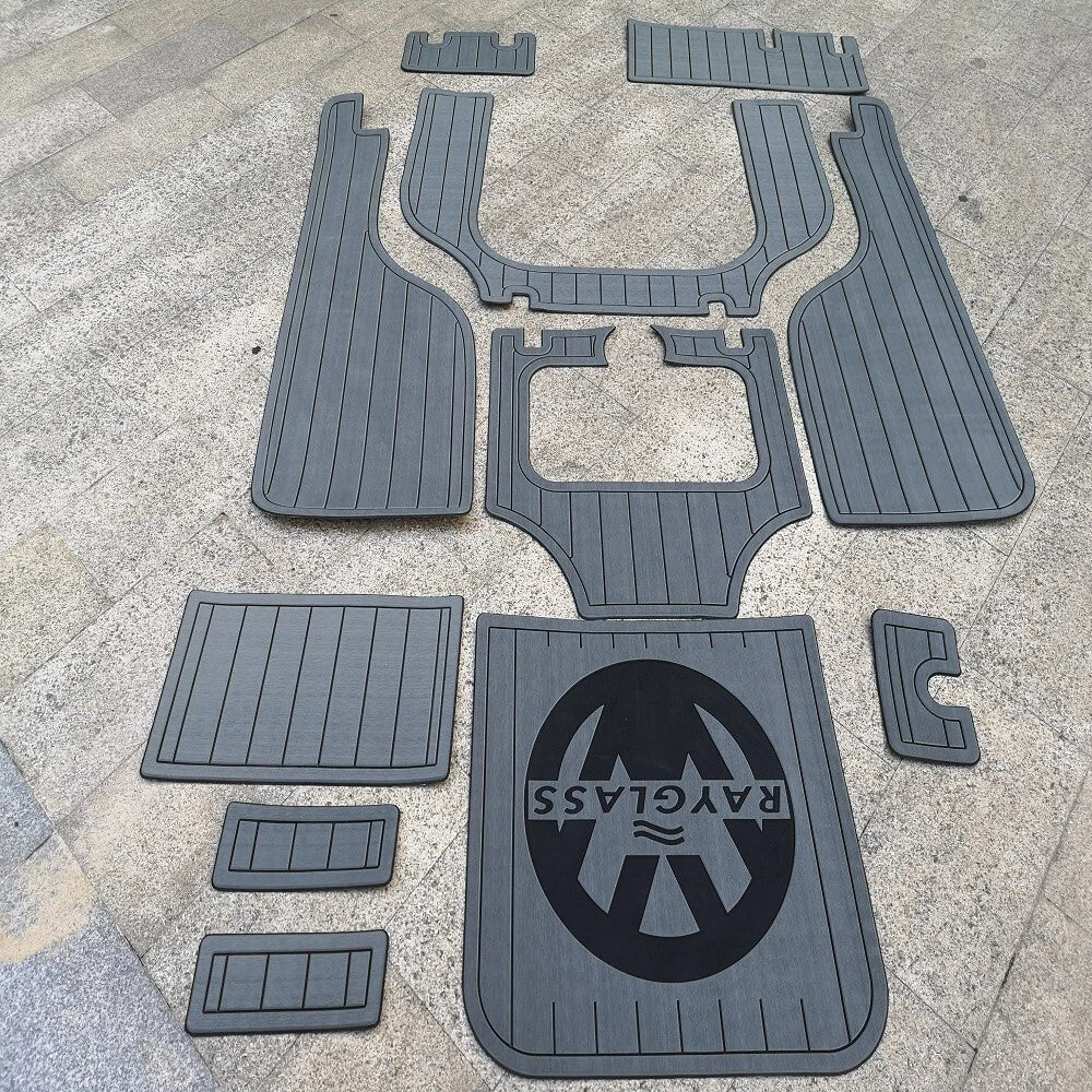 EVA Foam Teak Flooring Cockpit Pad for Rayglass 730 (2002)