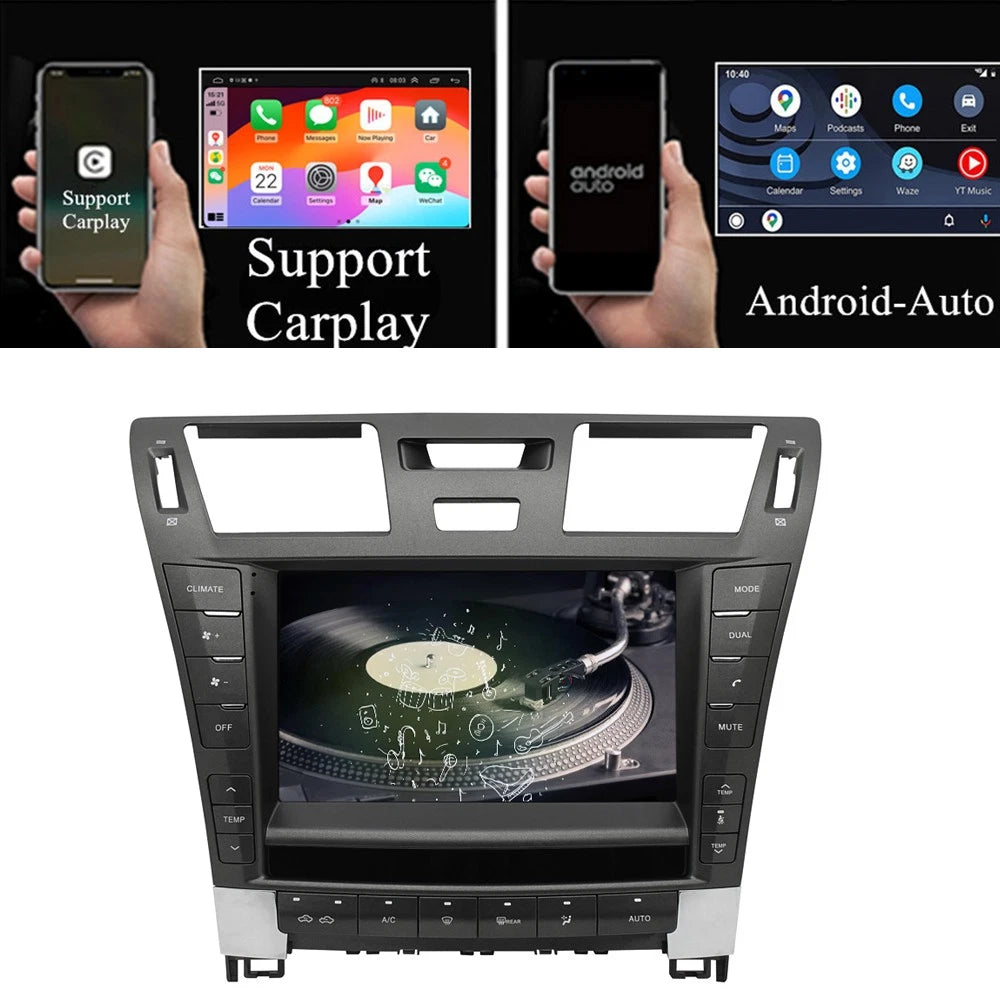 9'' Android Stereo Radio Head Unit for Lexus LS460 LS460L LS600 (2006–2012)