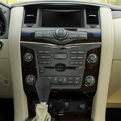 Replacement Black Leather Gear Shift & Transfer Knobs for Nissan Patrol GU GQ (1997–2021)