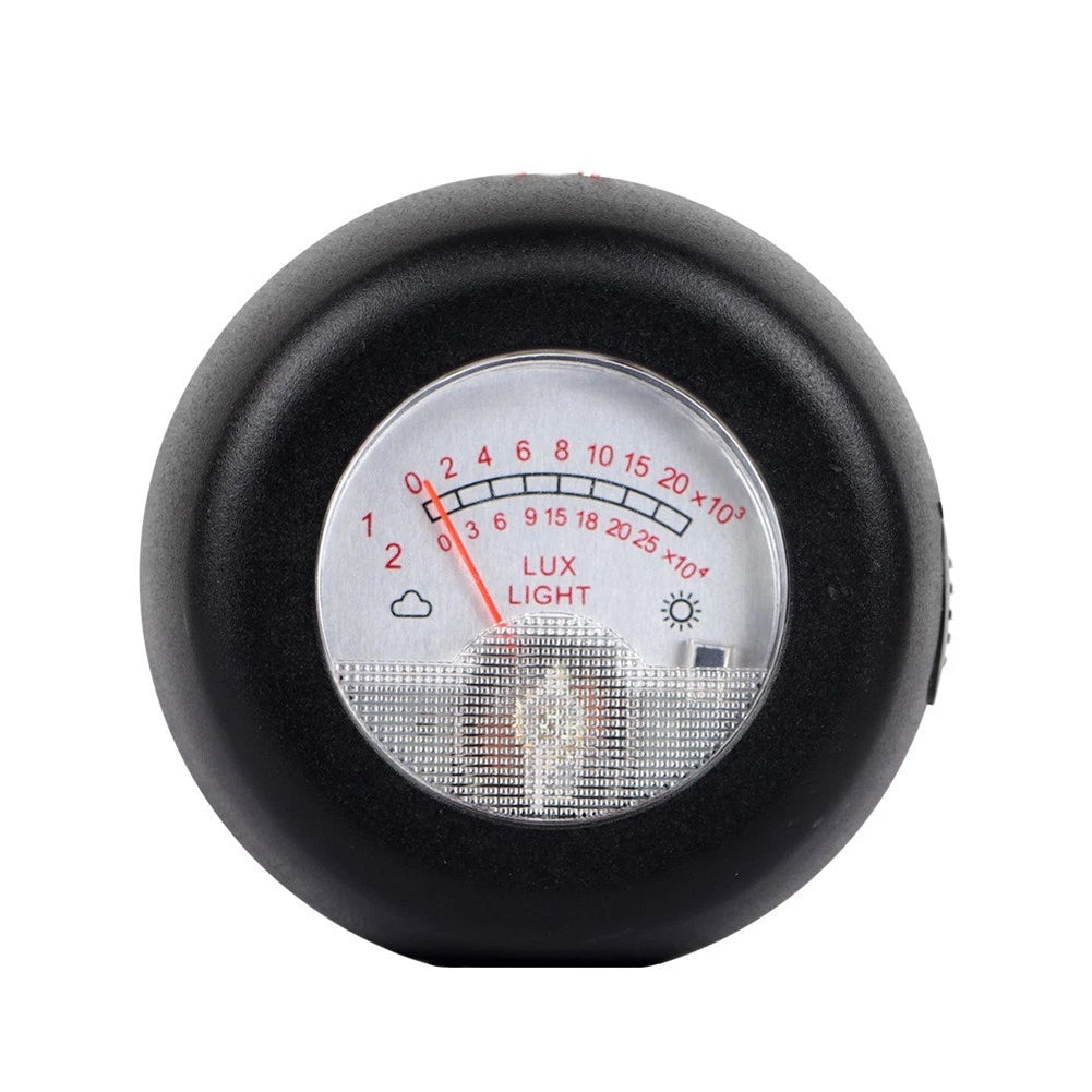 Compact Portable Sunlight Meter for Garden Plants with Temperature Measurement