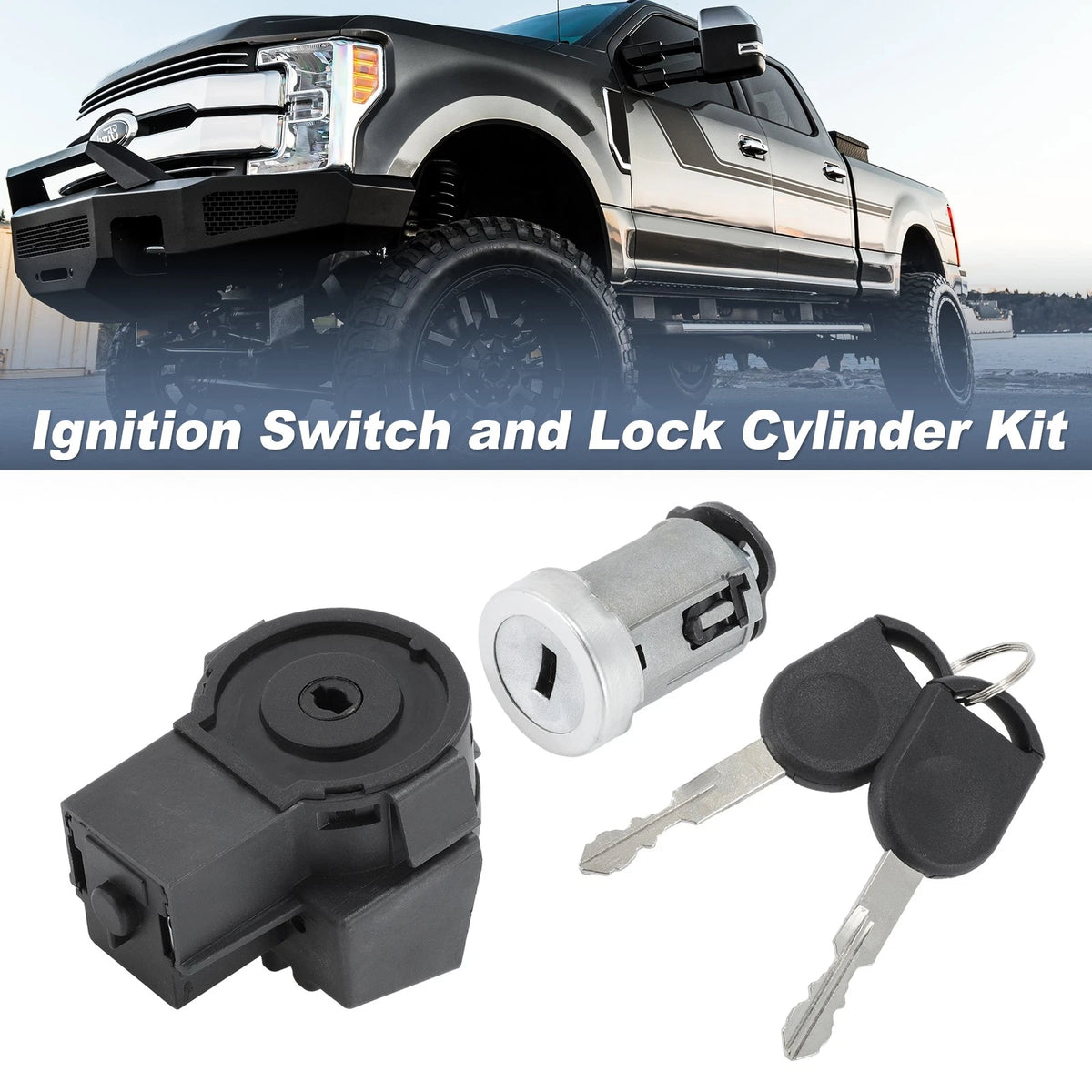 Ignition Switch Lock Cylinder Kit for Ford Expedition (2005–2017) No.5F9Z11582BA