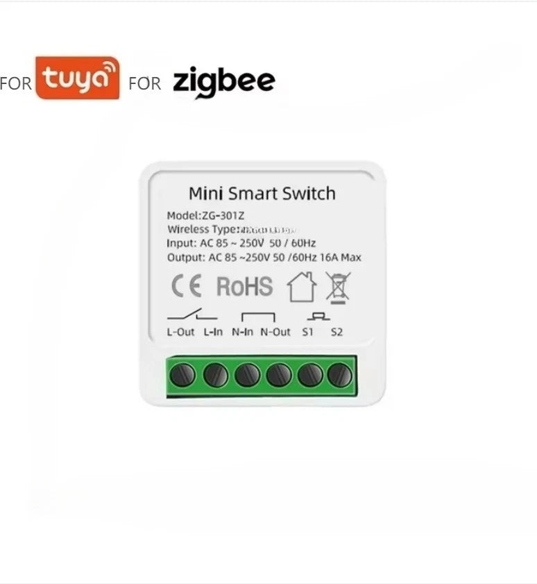 Smart WiFi Relay Switch Module for Tuya Zigbee Home Curtain Control