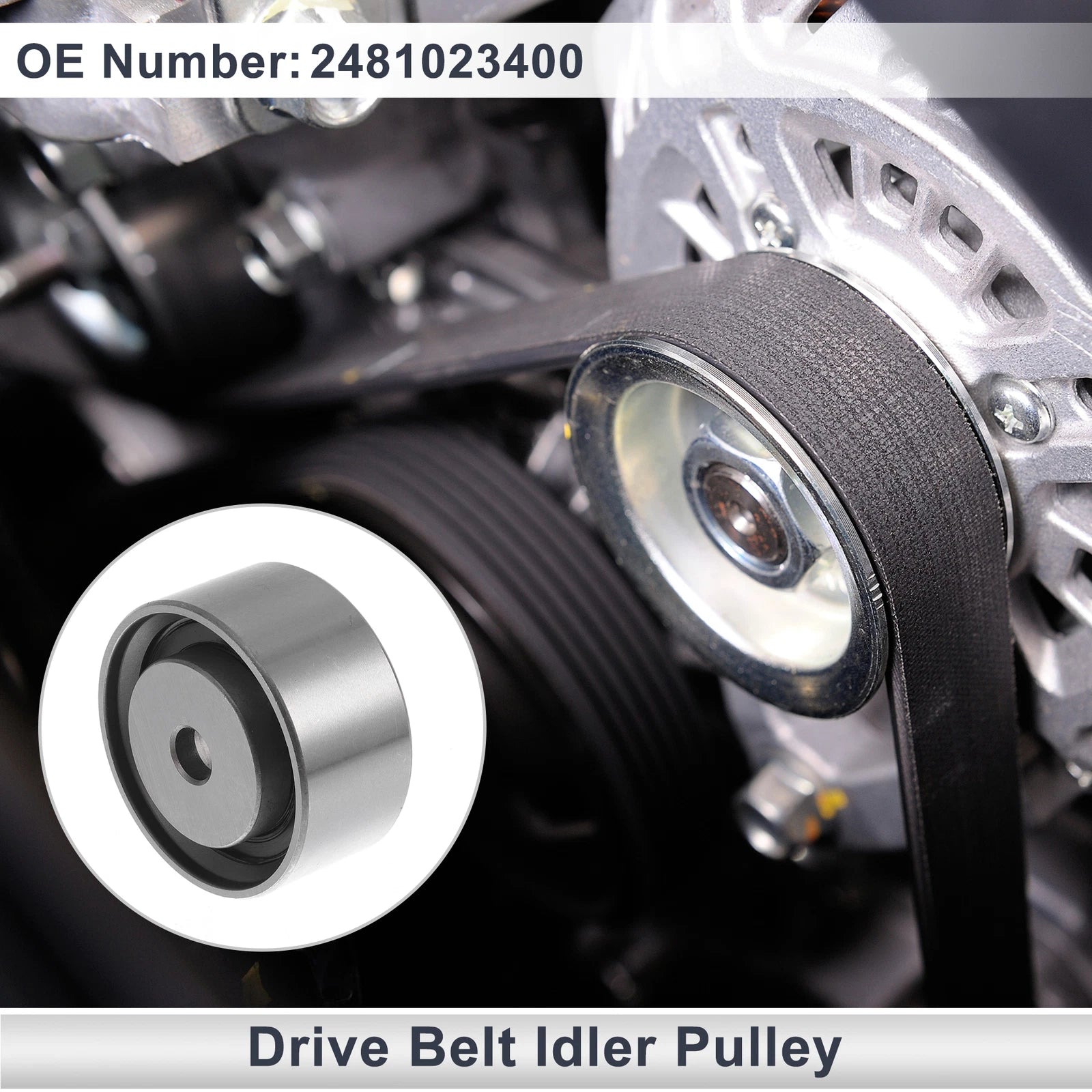 Drive Belt Idler Pulley Replacement for Hyundai Tucson (2005–2009)