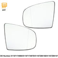 Car Mirror Glass Replacement Pair for BMW X5 X6 (2007–2019)