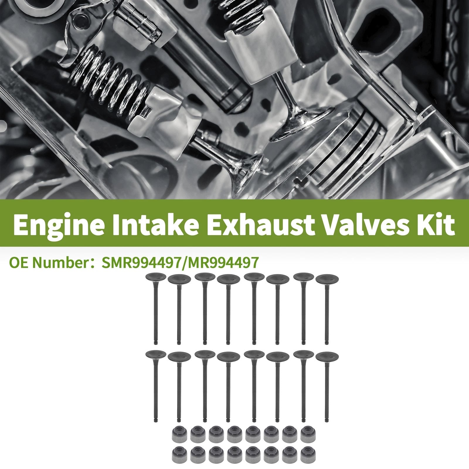 Engine Intake Exhaust Valves Kit for Mitsubishi Outlander 2.4 (2007–2019)