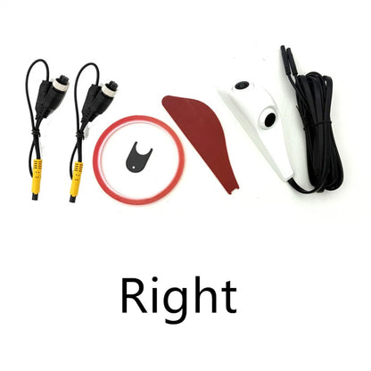 Dual Lens 1080P Backup Rear View Camera for Car Right Side
