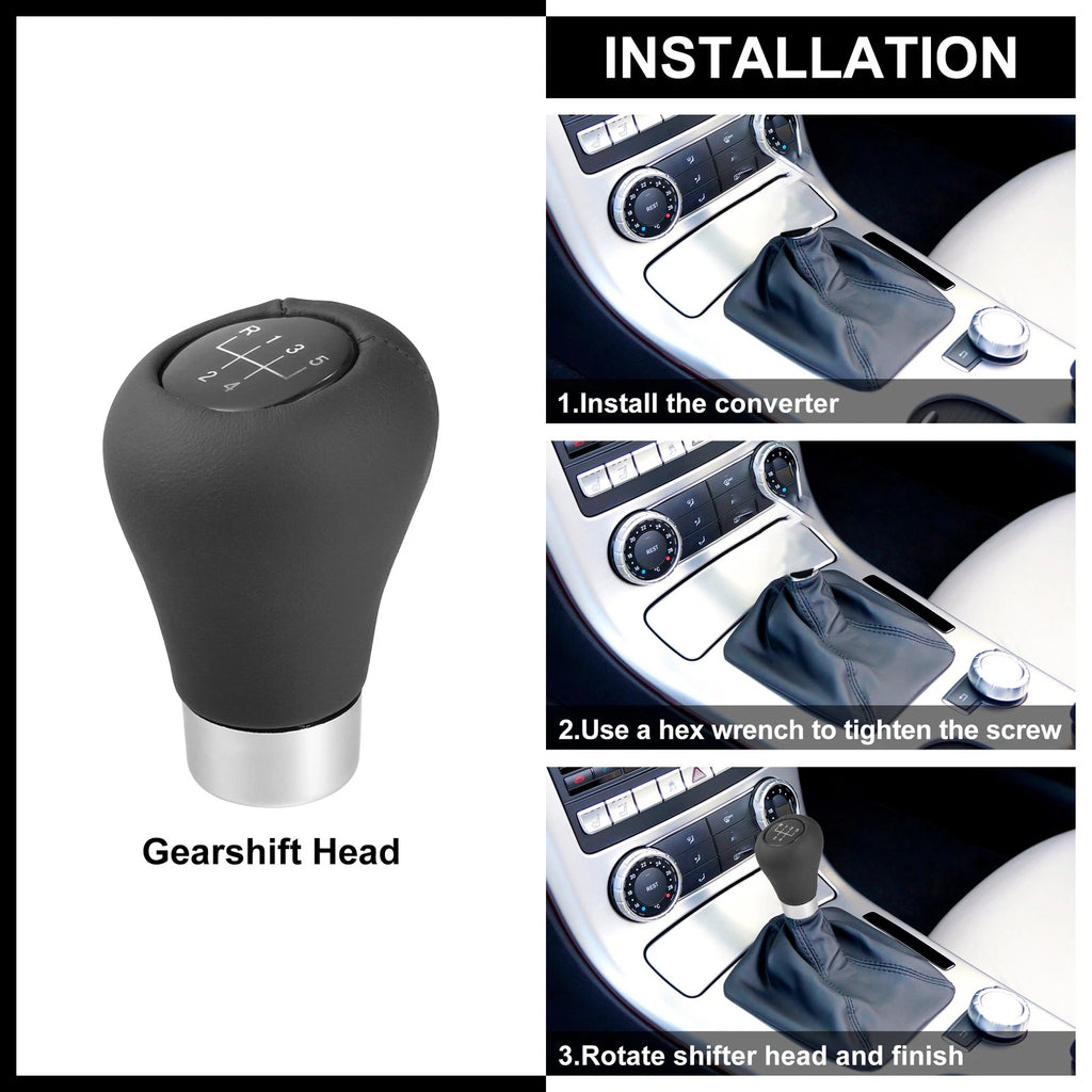 5 Speed Gear Shift Knob Replacement for BMW 1 3 5 6 Series (2000–2013)