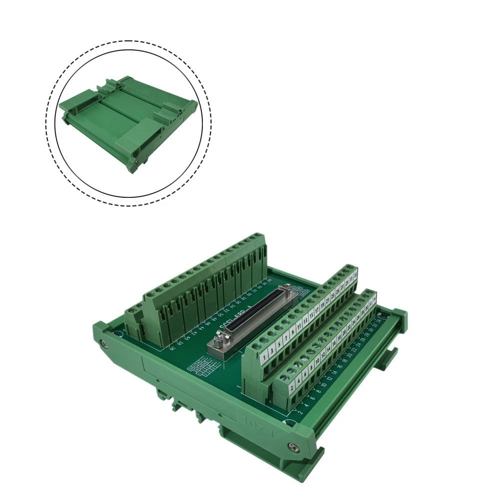 Relay Terminal Block SCSI-68P-A with DB Hole Design for Industrial Use