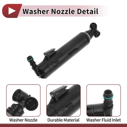 Front Passenger Side Headlight Washer Nozzle for Audi A8 D4 (2010–2013) No. 4H0955102A