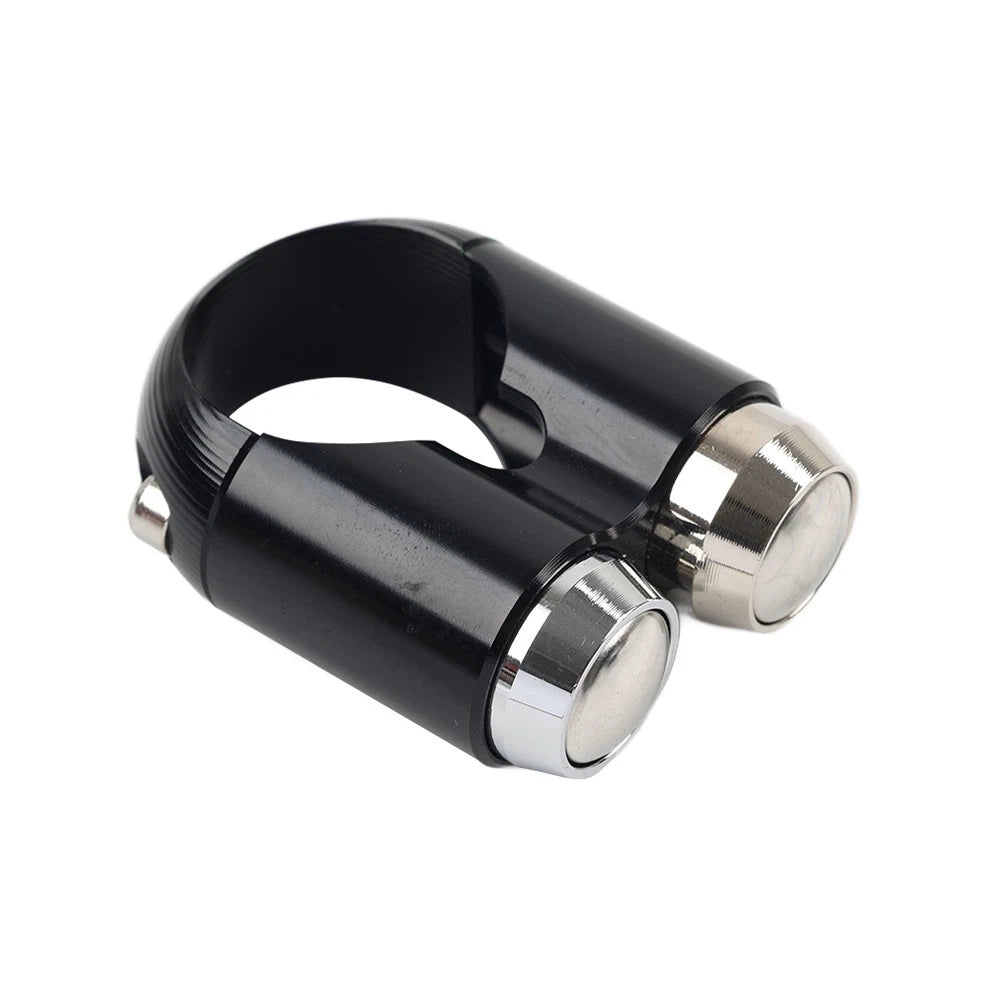 1" Handlebar Switch 2 Button Horn Light Control for Harley Dyna