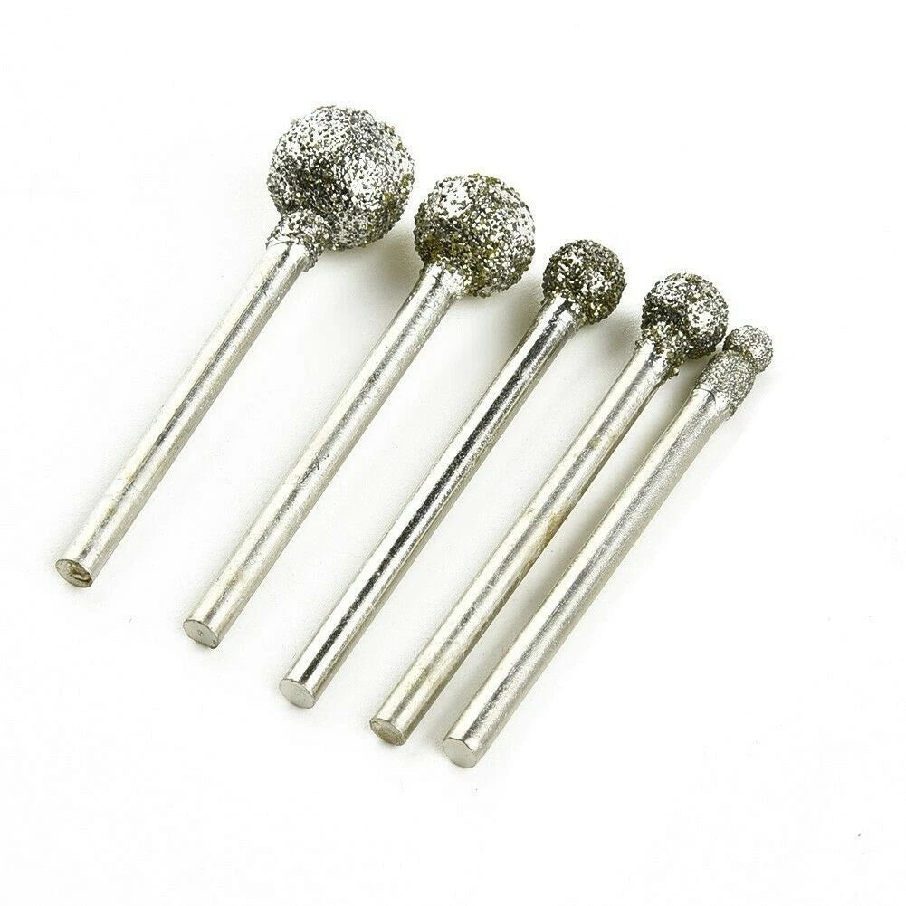 3mm Diamond Carving Engraving Burr Drill Bit (45mm Shank)