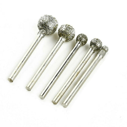 3mm Diamond Carving Engraving Burr Drill Bit (45mm Shank)