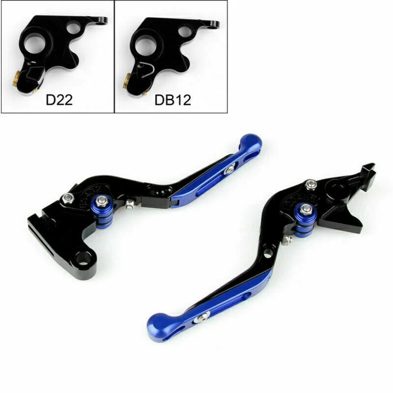 Adjustable Brake Clutch Levers for Ducati Monster 695 (2006–2009) Blue T9