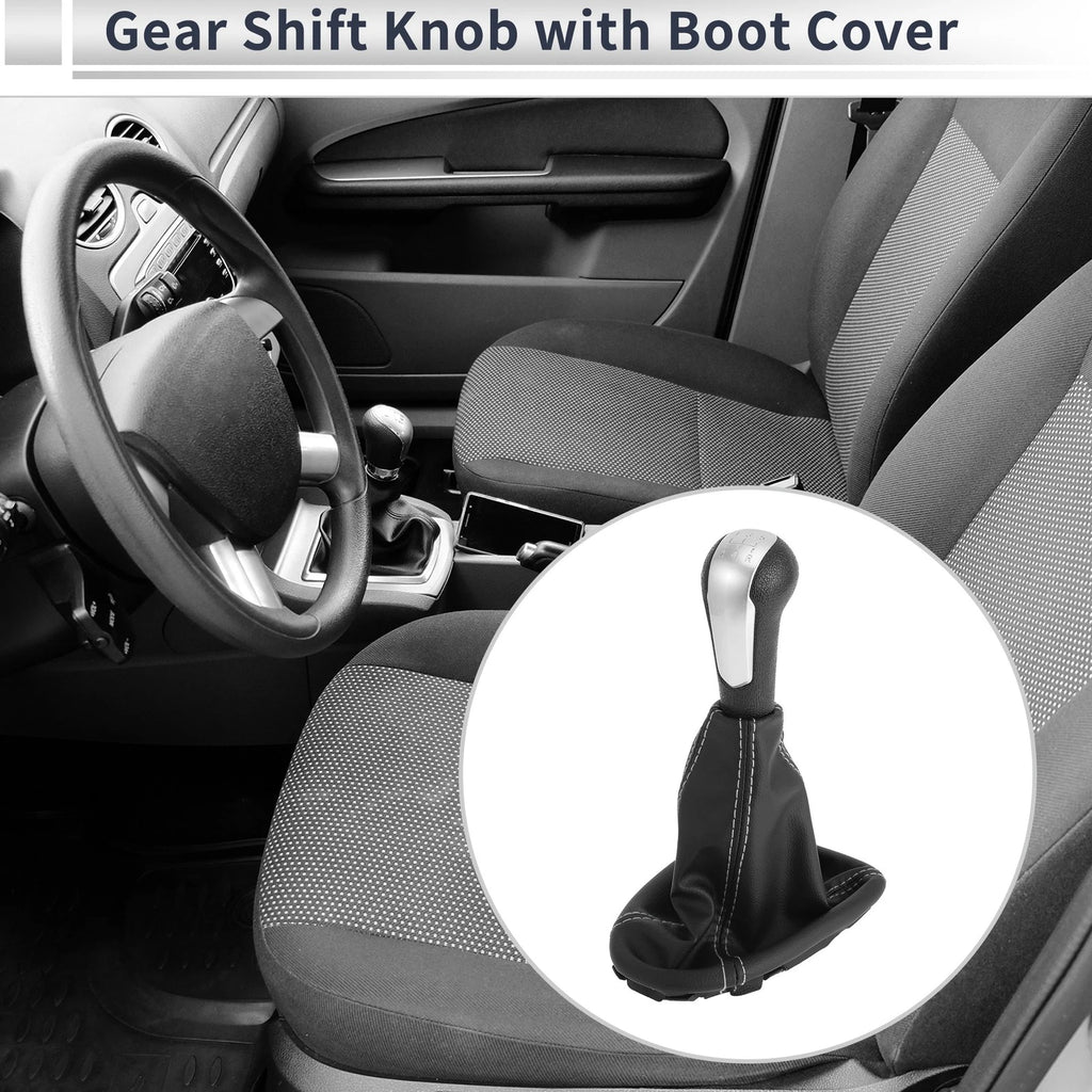 5 Speed Gear Shifter Knob with Cover Replacement for Chevrolet Spark (2011–2015)