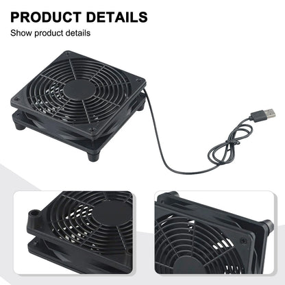 120mm USB Cooling Fan for Enhanced Air Circulation