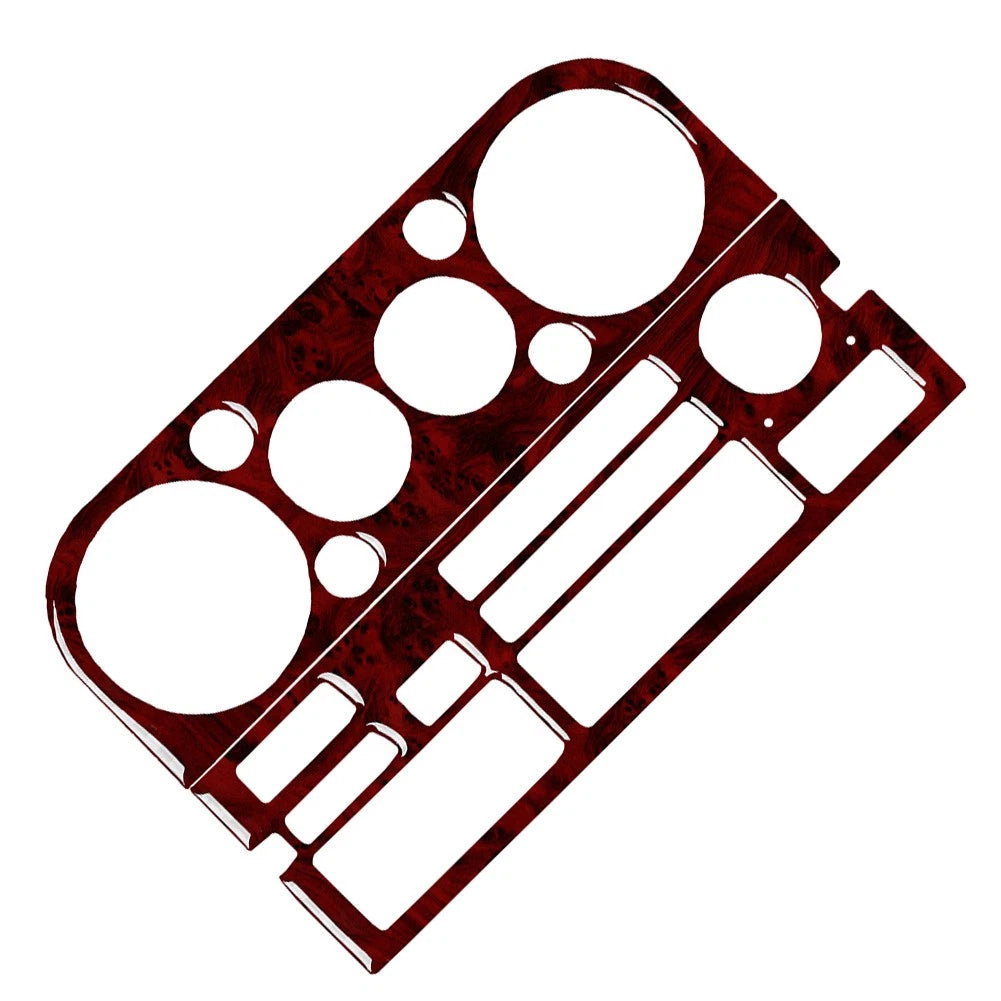 Radio AC Climate Control Panel Cover Trim for BMW 3er E36 (1994–1996) Red Wood Grain