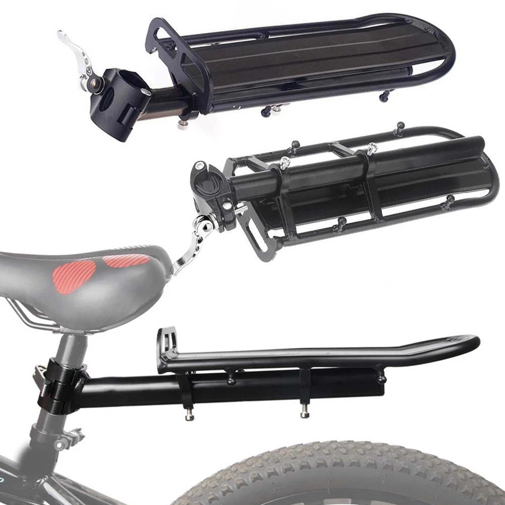 Adjustable Aluminum Bicycle Pannier Rack for MTB Road Folding Bikes