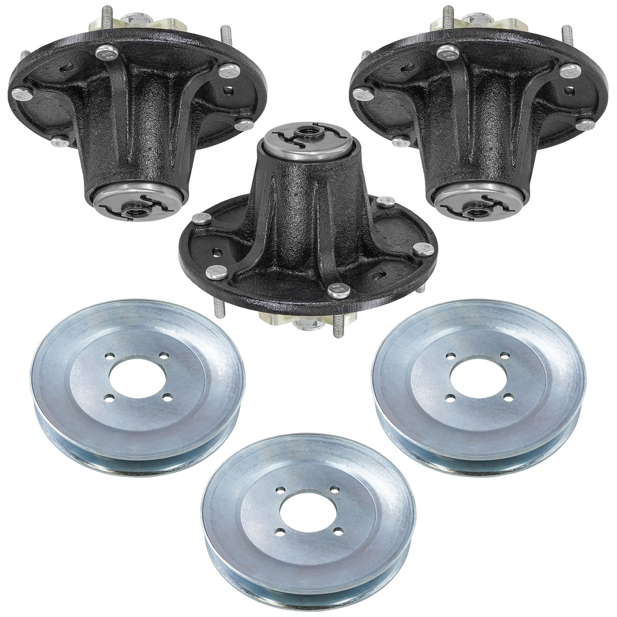 Deck Spindles with Pulley Replacement for John Deere Z950M Z955M (2010–2018)