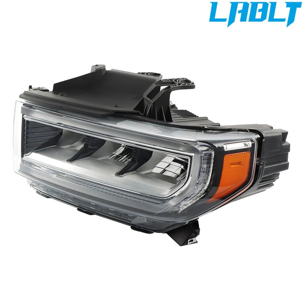 Left Side Chrome Full LED Headlight Assembly for GMC Acadia (2020–2023)
