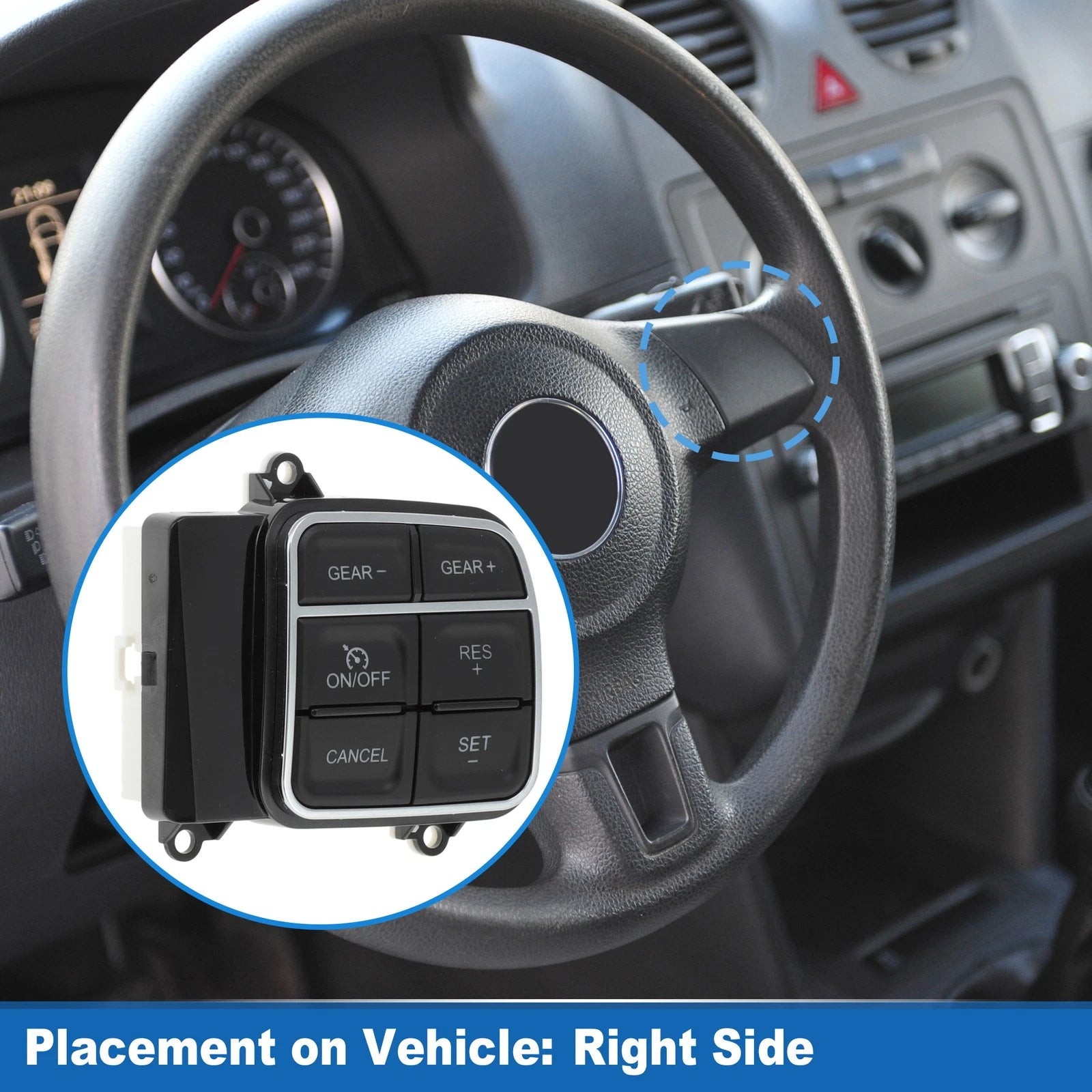 Cruise Control Steering Wheel Switch Right for Dodge Ram 1500 2500 3500 (2002–2018)
