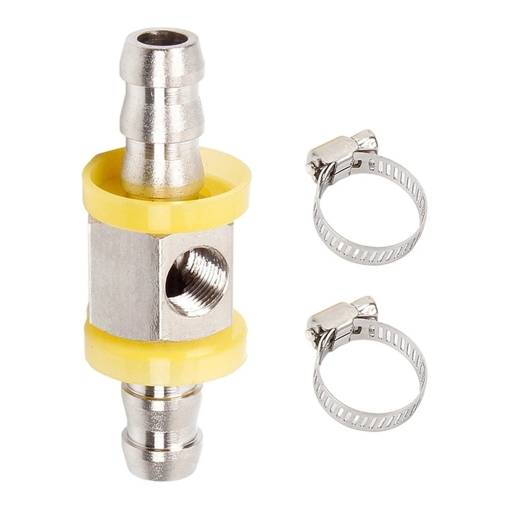 Fuel Line Sensor Connector 3/8 T-Fitting 1/8-27 NPT for Automotive Use